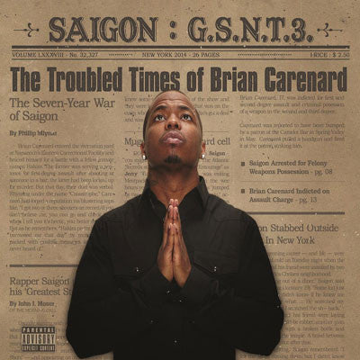 Saigon "G.S.N.T.3. The Troubled Times Of Brian Carenard" (CD)-CDs-UnDigable Digs
