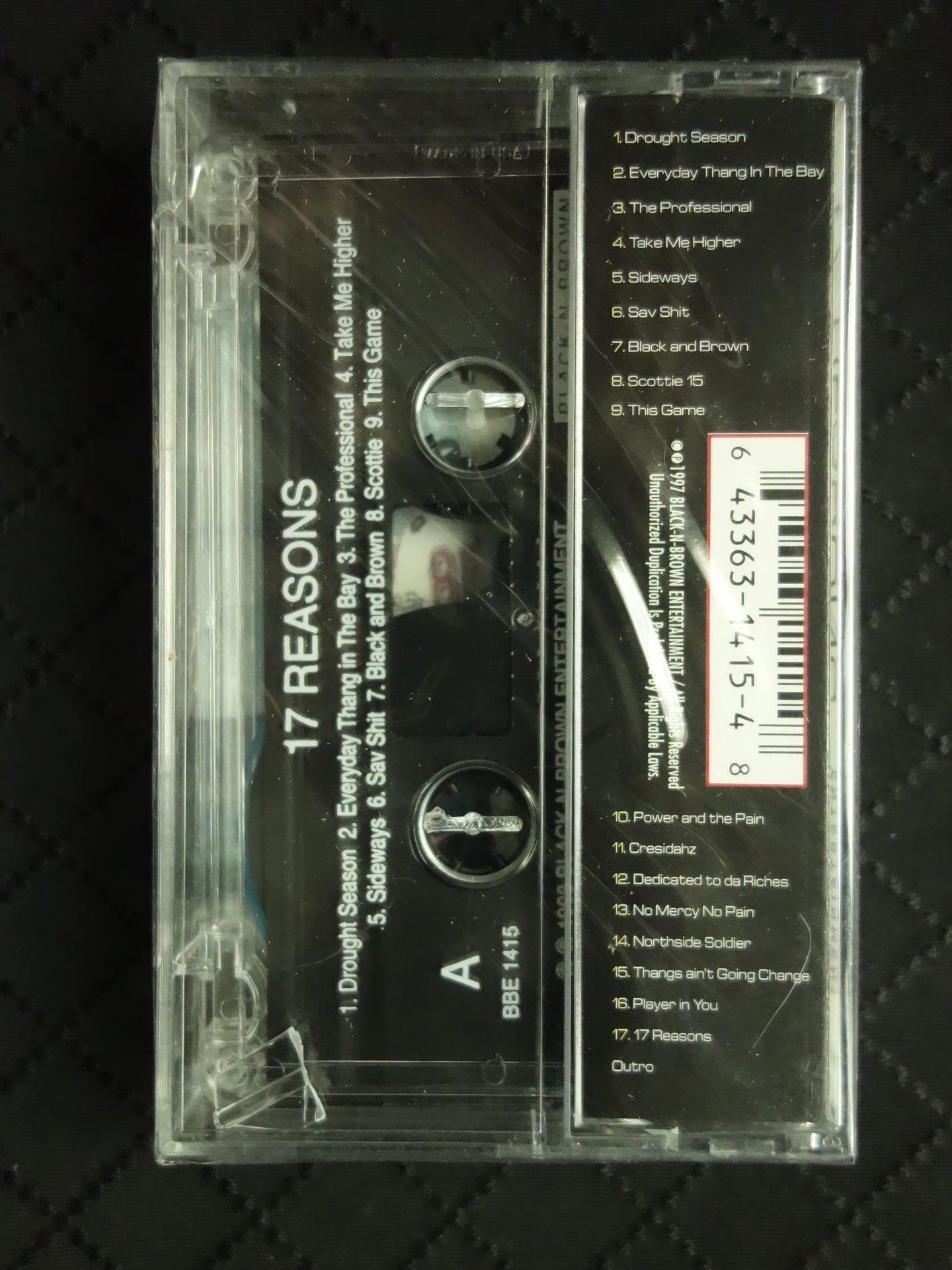 San Quinn / Blacck-N-Brown Entertainment Presents... 17 Reasons (Compilation)-Cassette Tapes-UnDigable Digs