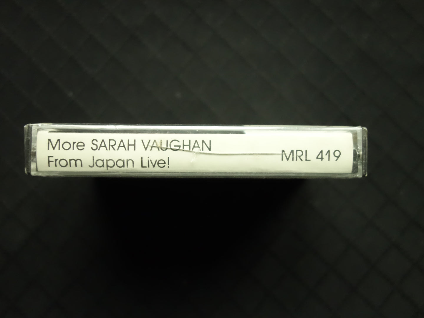 Sarah Vaughan "More Sarah Vaughan From Japan Live"-Cassette Tapes-UnDigable Digs