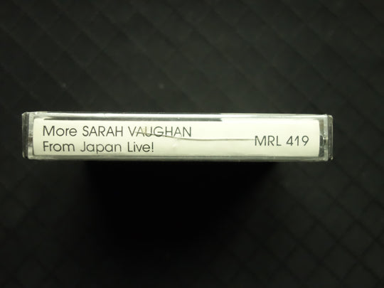 Sarah Vaughan "More Sarah Vaughan From Japan Live"-Cassette Tapes-UnDigable Digs