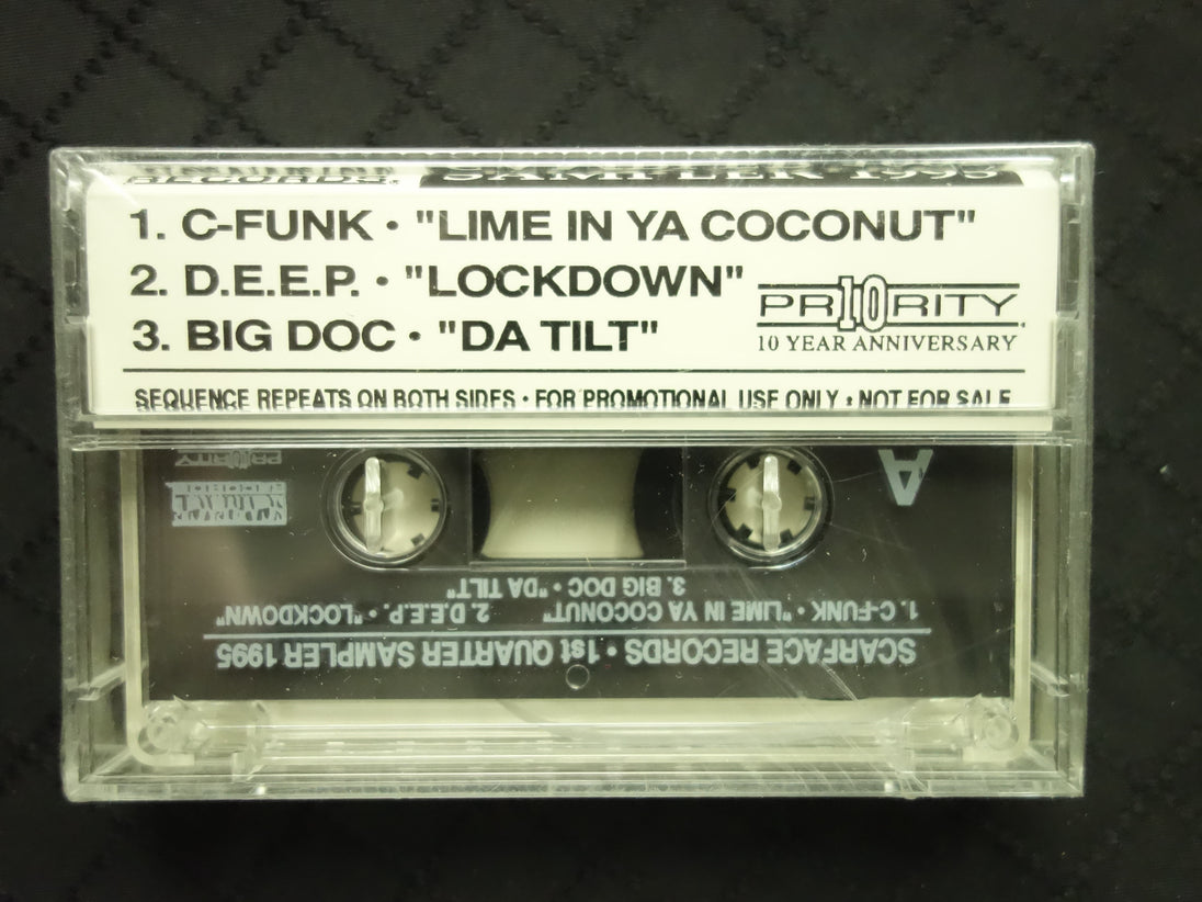 Scarface Records 1st Quarter Sampler 1995 (Promo Sampler)-Cassette Tapes-UnDigable Digs