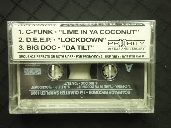 Scarface Records 1st Quarter Sampler 1995 (Promo Sampler)-Cassette Tapes-UnDigable Digs