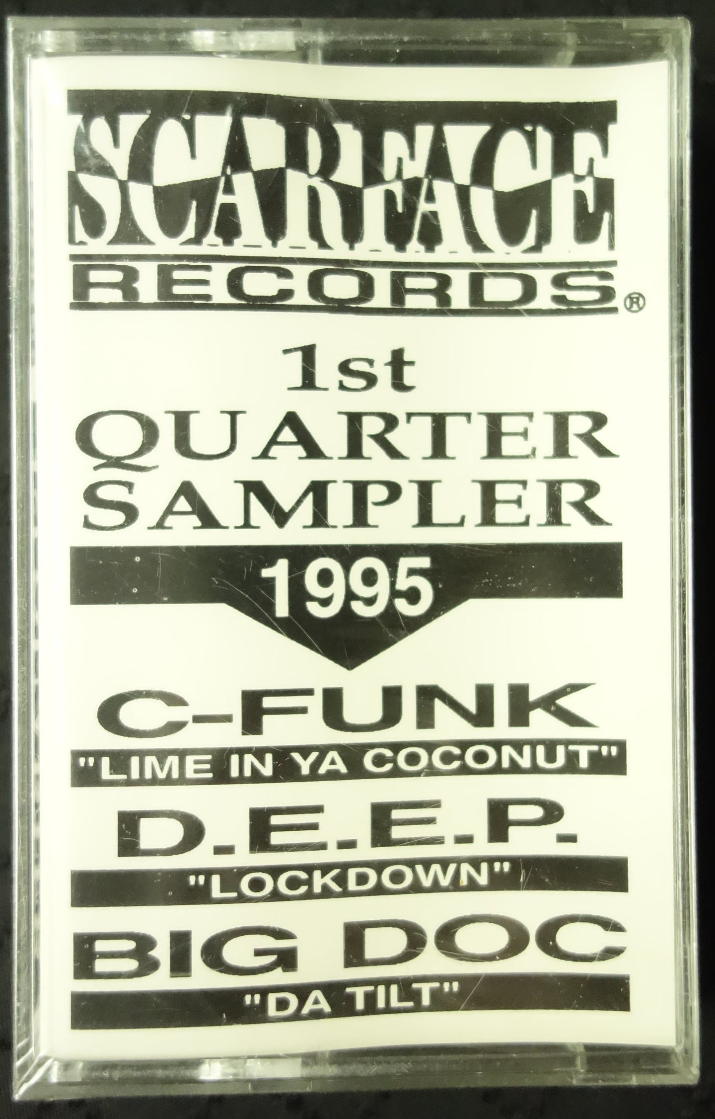 Scarface Records 1st Quarter Sampler 1995 (Promo Sampler)-Cassette Tapes-UnDigable Digs