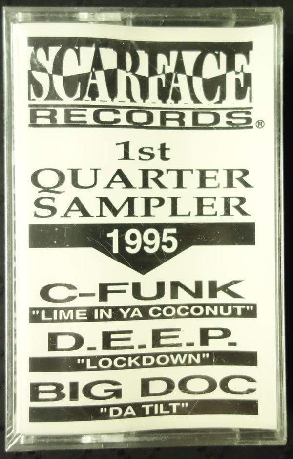 Scarface Records 1st Quarter Sampler 1995 (Promo Sampler)-Cassette Tapes-UnDigable Digs