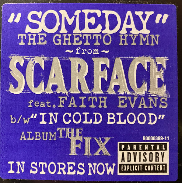 Scarface "Someday / In Cold Blood" (12" Single)-Vinyl Records-UnDigable Digs