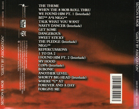 Section 8 Mob "Guilty By Association" (CD)-CDs-UnDigable Digs