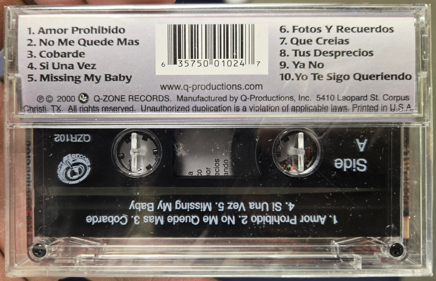 Selena y Los Dinos "Sing Along Karaoke (Vol. 1)"-Cassette Tapes-UnDigable Digs