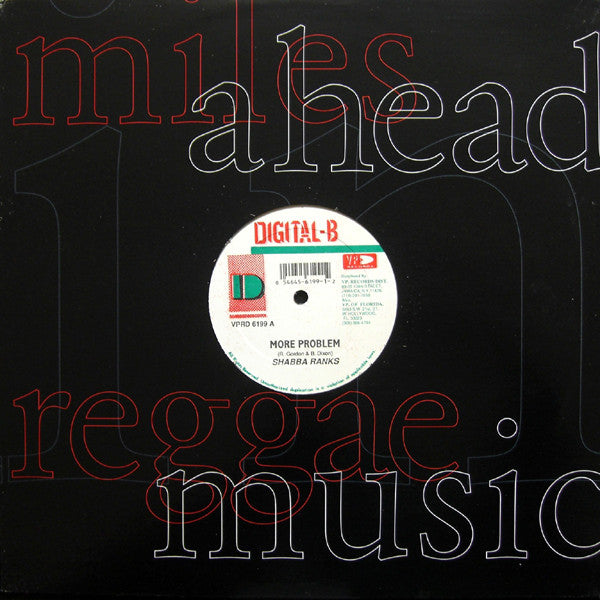 Shabba Ranks "More Problem" (12" Single)-Vinyl Records-UnDigable Digs