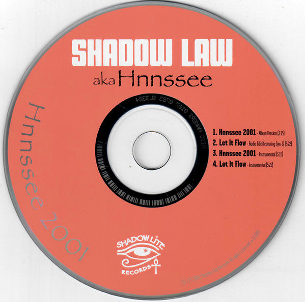 Shadow Law Aka Hnnssee "Let It Flow" (CD Maxi-Single)-CDs-UnDigable Digs