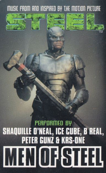 Shaquille O'Neal, Ice Cube, B Real , Peter Gunz & Krs-One "Men Of Steel" (Single)-Cassette Tapes-UnDigable Digs