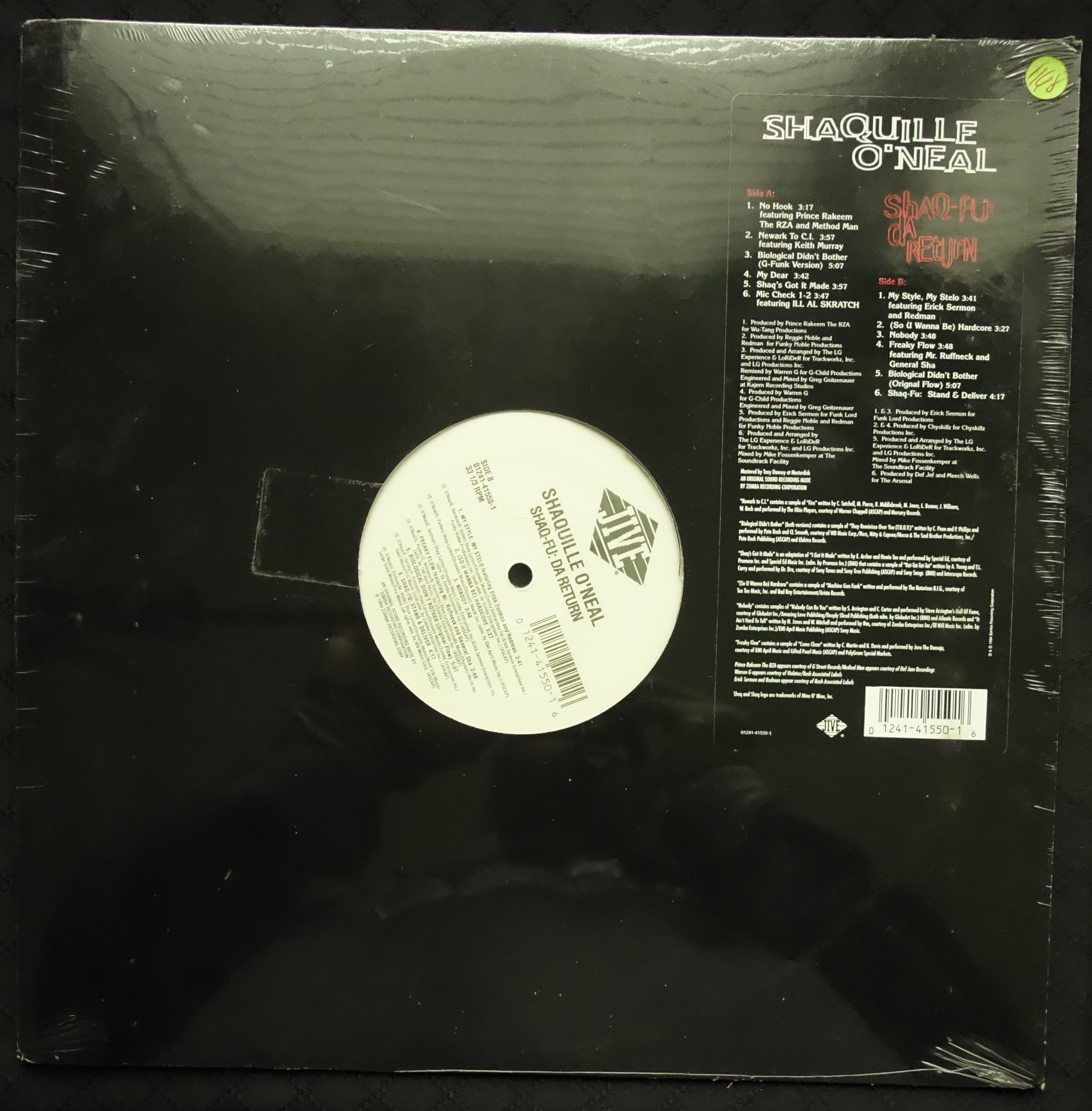 Shaquille O'Neal "Shaq-Fu: Da Return" (LP)-Vinyl Records-UnDigable Digs