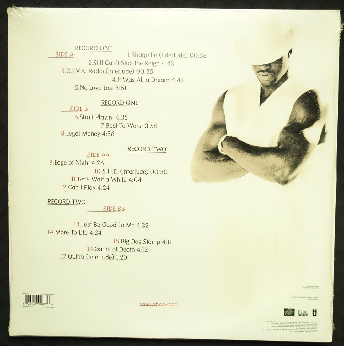 Shaquille O'Neal "You Can't Stop The Reign" (2xLP)-Vinyl Records-UnDigable Digs