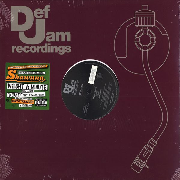 Shawnna "Weight A Minute / U Crazy" (12" Single)-Vinyl Records-UnDigable Digs