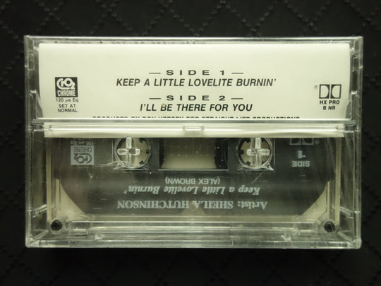 Sheila Hutchinson "Keep A Little Lovelite Burnin' / I'll Be There For You"-Cassette Tapes-UnDigable Digs
