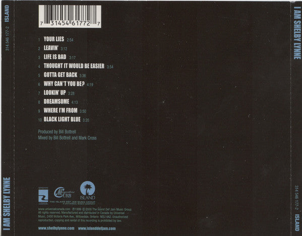 Shelby Lynne "I Am Shelby Lynne" (CD)-CDs-UnDigable Digs