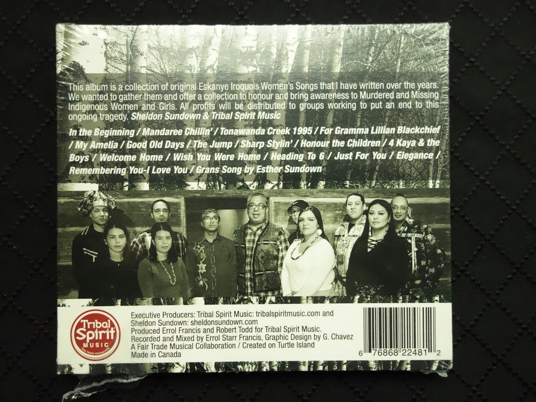 Sheldon Sundown "Not Forgotten (Dedicated To Murdered & Missing Indigenous Women)" (CD)-CDs-UnDigable Digs