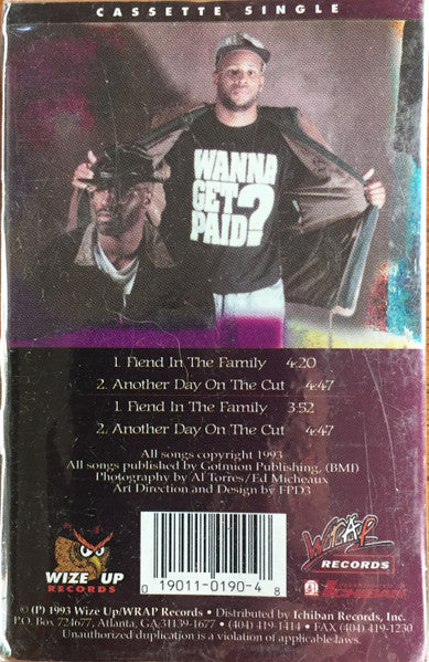Sho f; Willie D "Fiend In The Family" (Single)-Cassette Tapes-UnDigable Digs