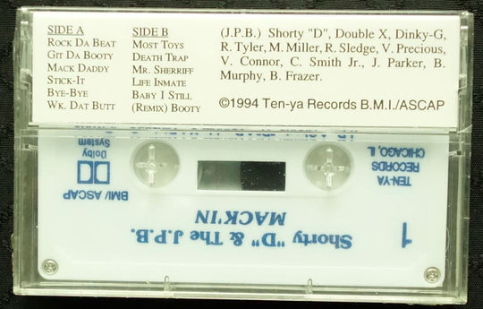 Shorty "D" and the J.P.B. "Mack 'In"-Cassette Tapes-UnDigable Digs