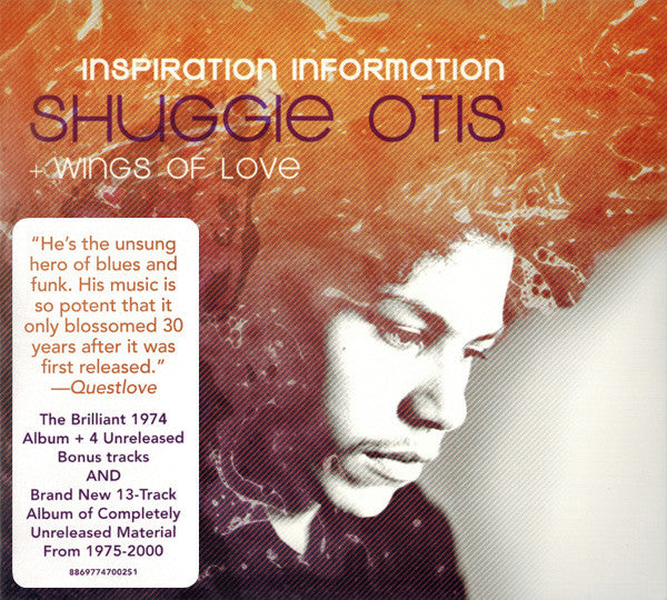 Shuggie Otis "Inspiration Information + Wings Of Love" (2xCD)-CDs-UnDigable Digs