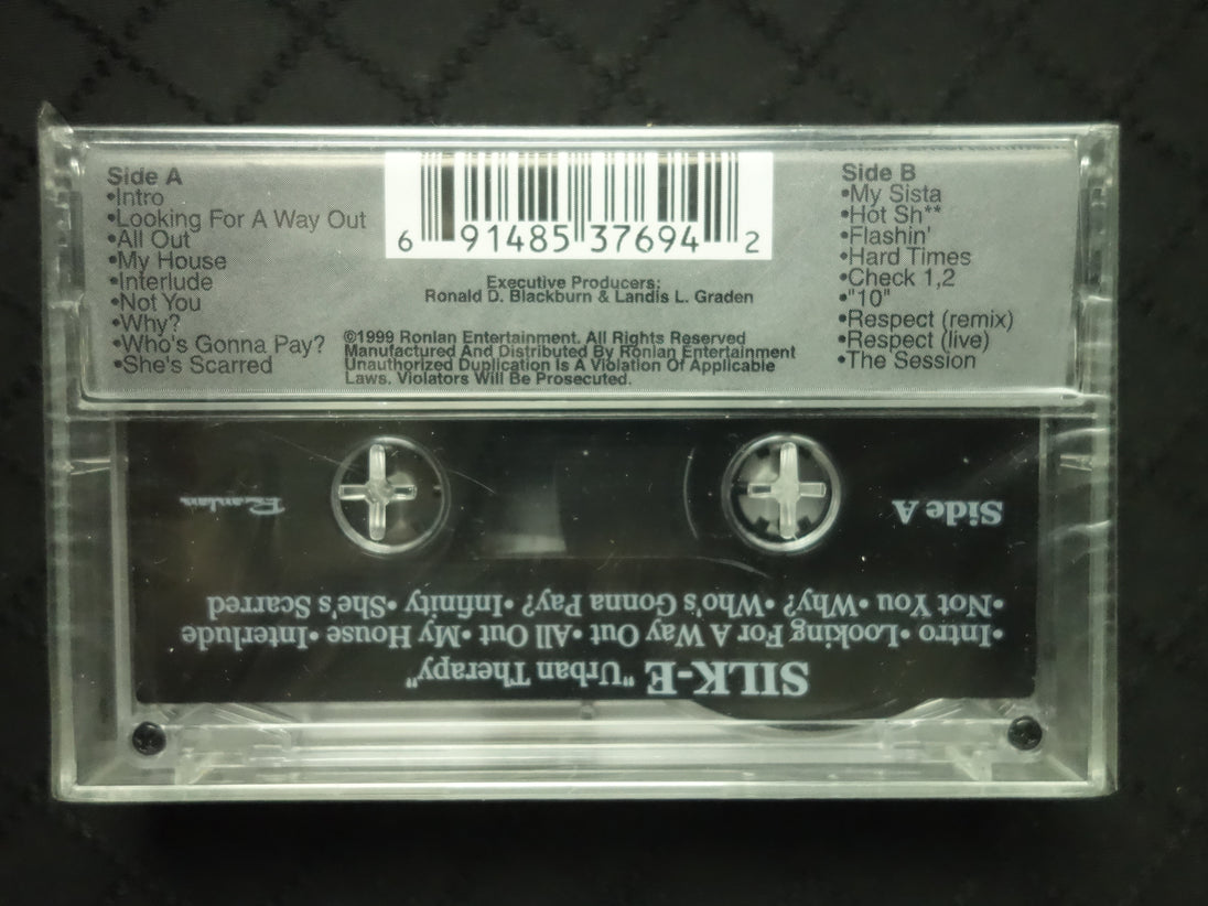 Silk-E ‎"Urban Therapy"-Cassette Tapes-UnDigable Digs