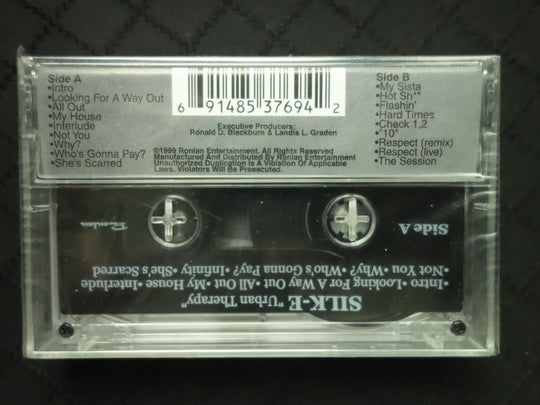Silk-E ‎"Urban Therapy"-Cassette Tapes-UnDigable Digs