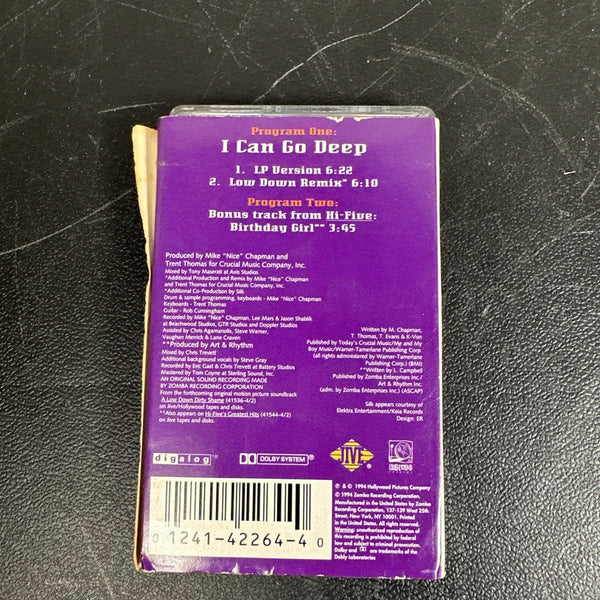 Silk "I Can Go Deep" (Single)-Cassette Tapes-UnDigable Digs