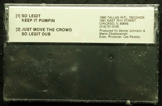 Silky Ro & "Lil" Dex "So Legit"-Cassette Tapes-UnDigable Digs