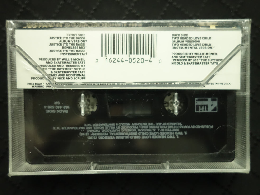 Skatemaster Tate "Justice (To The Bass)" (Maxi-Single)-Cassette Tapes-UnDigable Digs