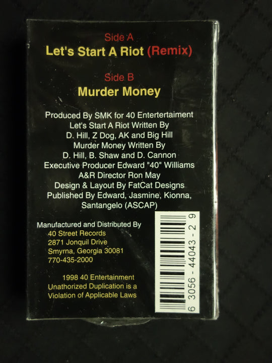 Skinny Pimp "Another Riot II" (Single)-Cassette Tapes-UnDigable Digs