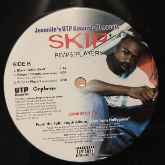 Skip "Pimps / Players" (12" Single)-Vinyl Records-UnDigable Digs