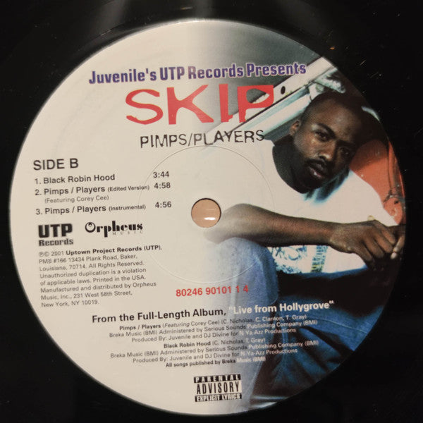 Skip "Pimps / Players" (12" Single)-Vinyl Records-UnDigable Digs