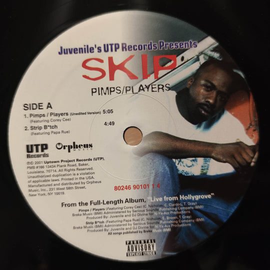 Skip "Pimps / Players" (12" Single)-Vinyl Records-UnDigable Digs