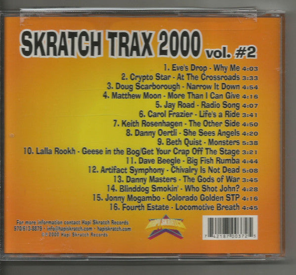 Skratch Trax 2000 Vol. #2 (CD)-CDs-UnDigable Digs