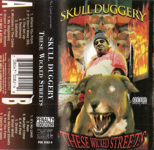 Skull Duggery "These Wicked Streets"-Cassette Tapes-UnDigable Digs