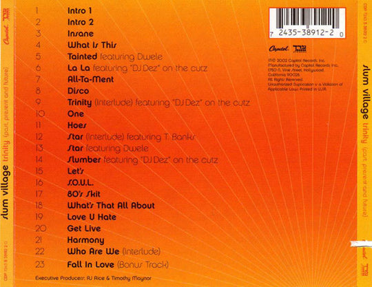 Slum Village "Trinity (Past, Present And Future)" (Clean / Edited Version) (CD)-CDs-UnDigable Digs
