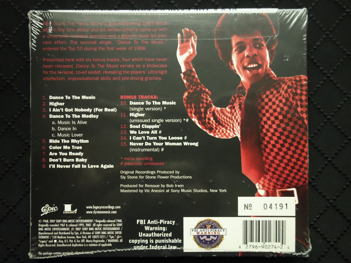 Sly & The Family Stone "Dance To The Music" (CD)-CDs-UnDigable Digs
