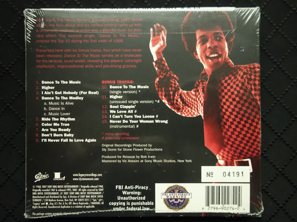 Sly & The Family Stone "Dance To The Music" (CD)-CDs-UnDigable Digs