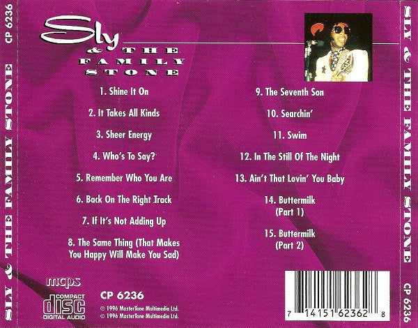 Sly & The Family Stone "Sly & The Family Stone" (CD) (714151623628)-CDs-UnDigable Digs
