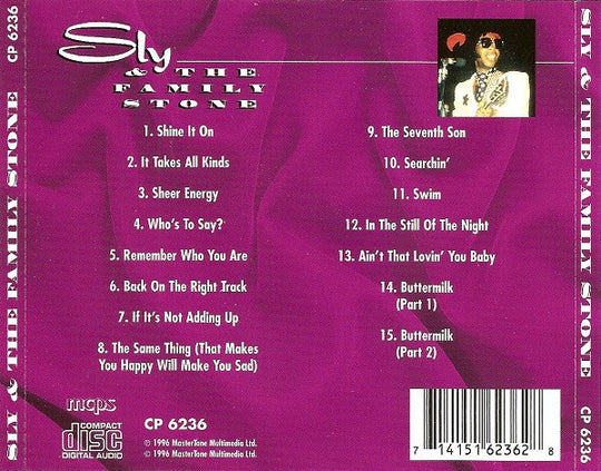 Sly & The Family Stone "Sly & The Family Stone" (CD) (714151623628)-CDs-UnDigable Digs