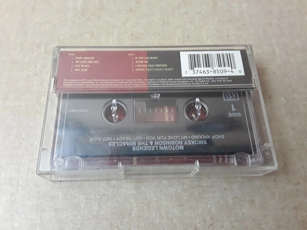 Smokey Robinson & The Miracles "Motown Legends: I Second That Emotion • Shop Around"-Cassette Tapes-UnDigable Digs