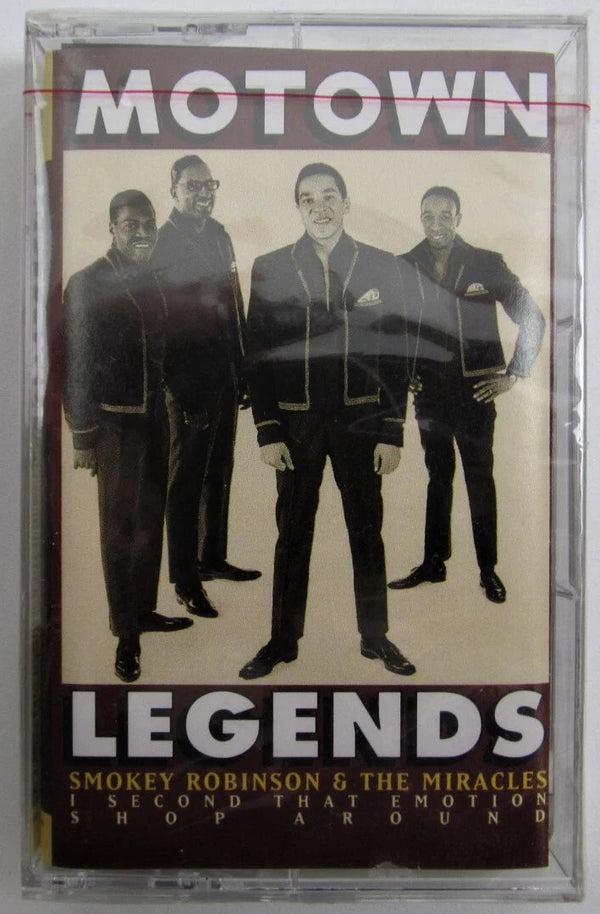 Smokey Robinson & The Miracles "Motown Legends: I Second That Emotion • Shop Around"-Cassette Tapes-UnDigable Digs