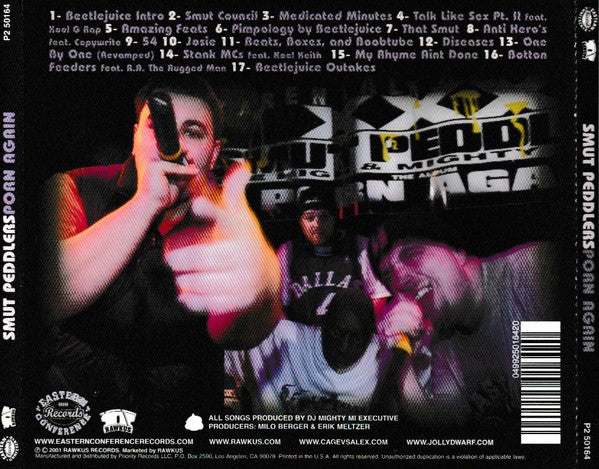 Smut Peddlers "Porn Again" (CD)-CDs-UnDigable Digs