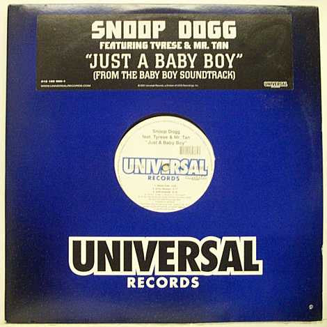 Snoop Dogg Featuring Tyrese & Mr. Tan "Just A Baby Boy" (12" Single)-Vinyl Records-UnDigable Digs