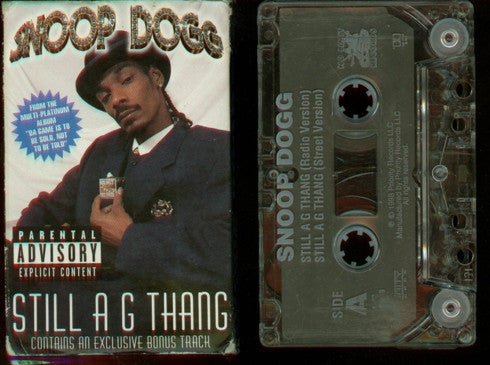 Snoop Dogg "Still A G Thang" (Single)-Cassette Tapes-UnDigable Digs