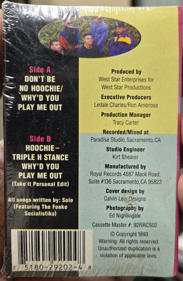 Solo "Hip Hop Hoochie" (Maxi-Single)-Cassette Tapes-UnDigable Digs