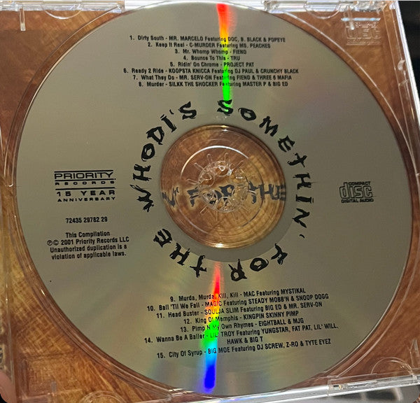 Somethin' For The Whodi's (CD)-CDs-UnDigable Digs