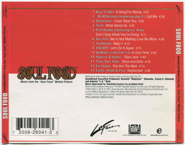 Soul Food (Soundtrack) (CD)-CDs-UnDigable Digs