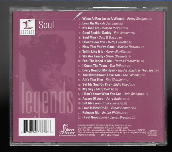 Soul Legends (CD)-CDs-UnDigable Digs
