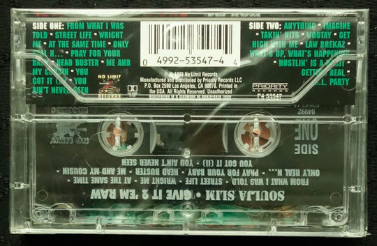 Soulja Slim "Give It 2 'Em Raw"-Cassette Tapes-UnDigable Digs