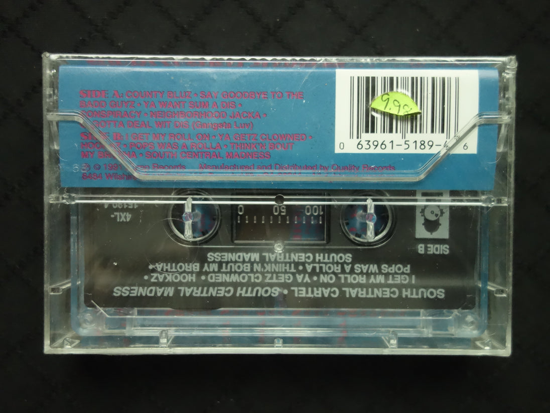 South Central Cartel "South Central Madness"-Cassette Tapes-UnDigable Digs